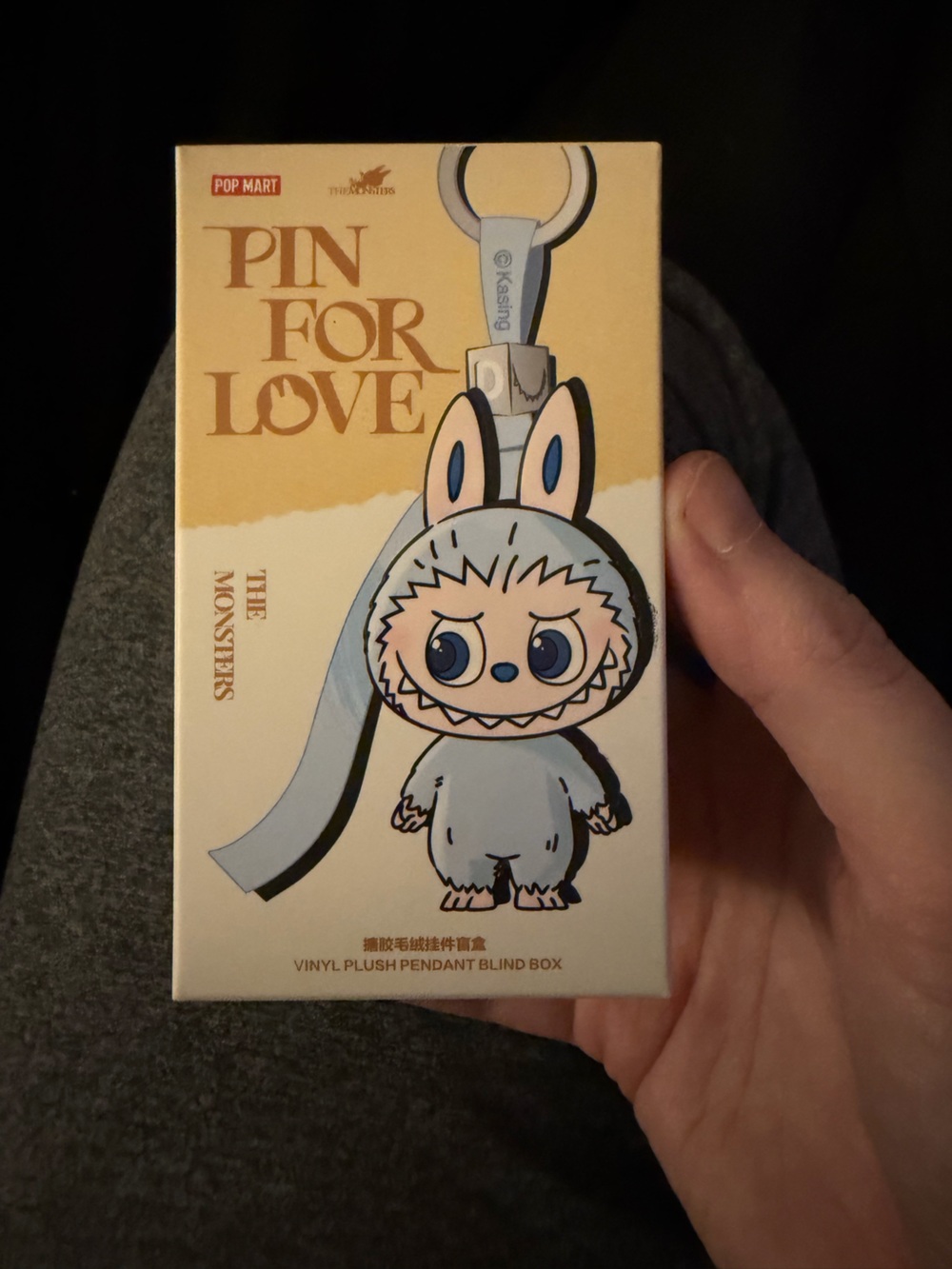 POP MART-The Monsters ‘Pin For Love’ Labubu Plush Pendant Blind Box A-M